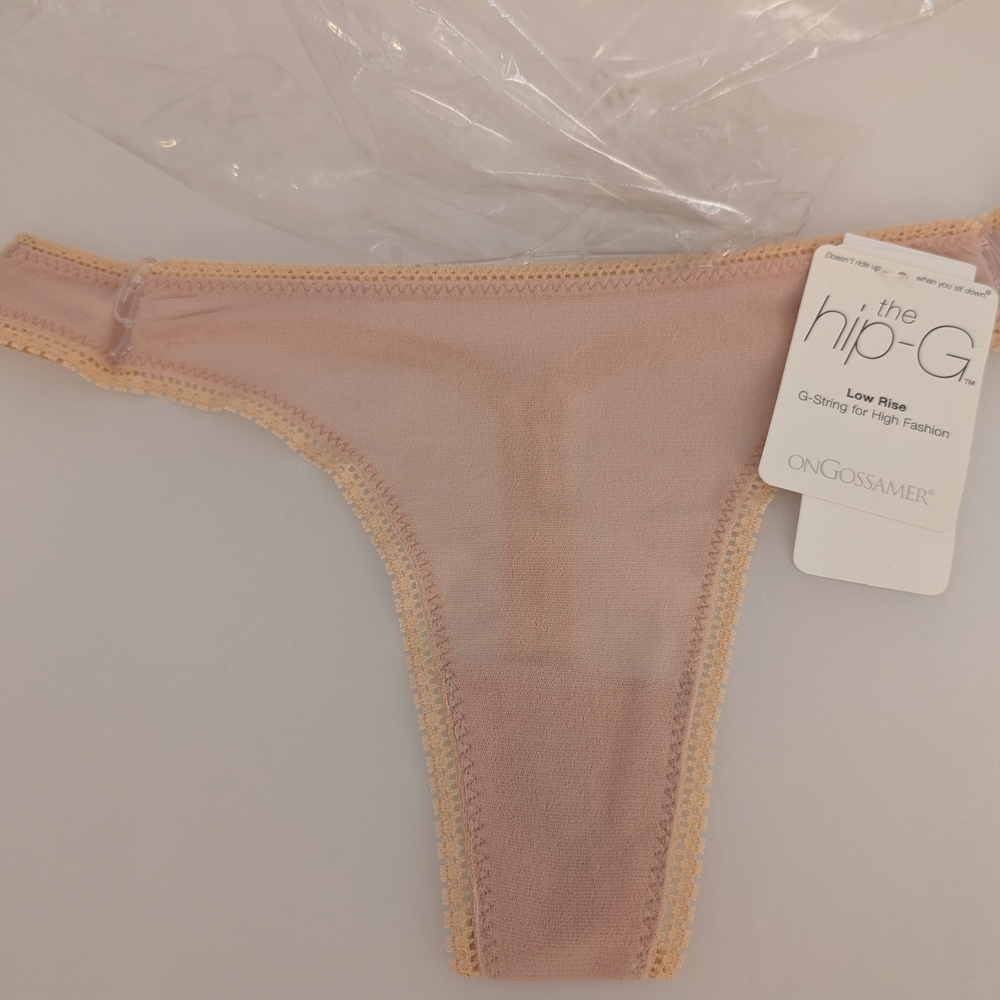 NWT On Gossamer Iconic Low Rise HIP-G Thong